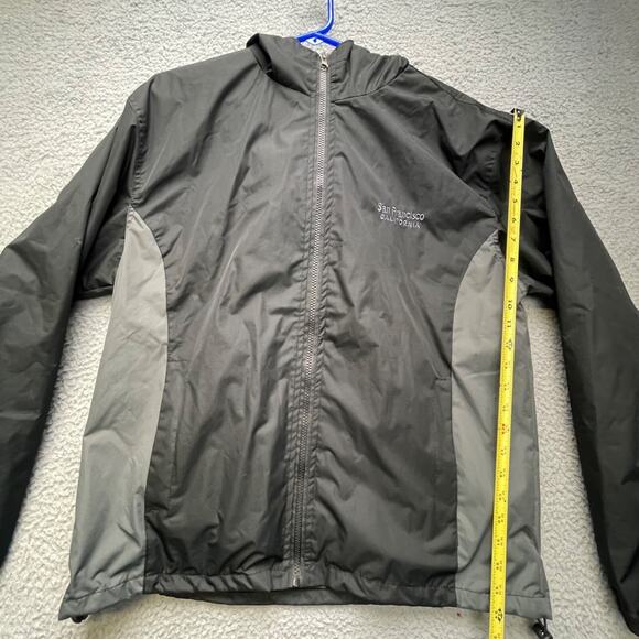 San Francisco Jacket Adult Small Full Zip Windbreaker Hoodie - Picture 3 of 8